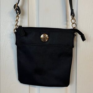 Tommy Hilfiger Black and gold Crossbody Bag